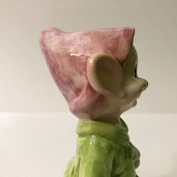 Vintage Walt Disney Dopey Ceramic Figurine Snow White Japan 5 Inch  Tall - Picture 12 of 16